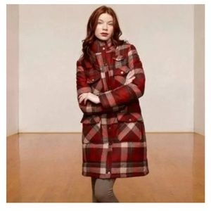 Pendleton Portland Collection Plaid Coat sold at Anthropologie size XS